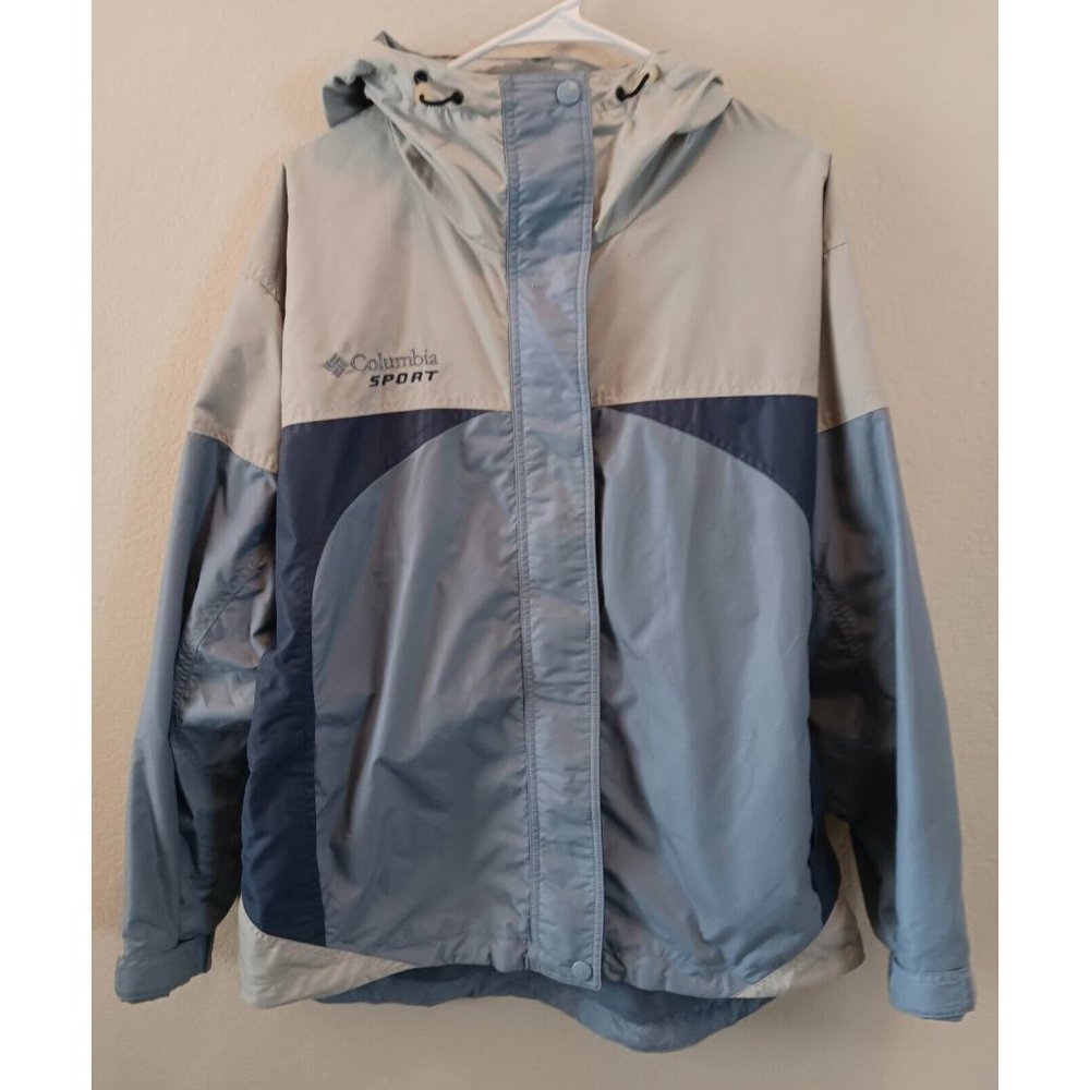 COLUMBIA Sport Winter Jacket Ski Snowboard Men's Large Blue Gray